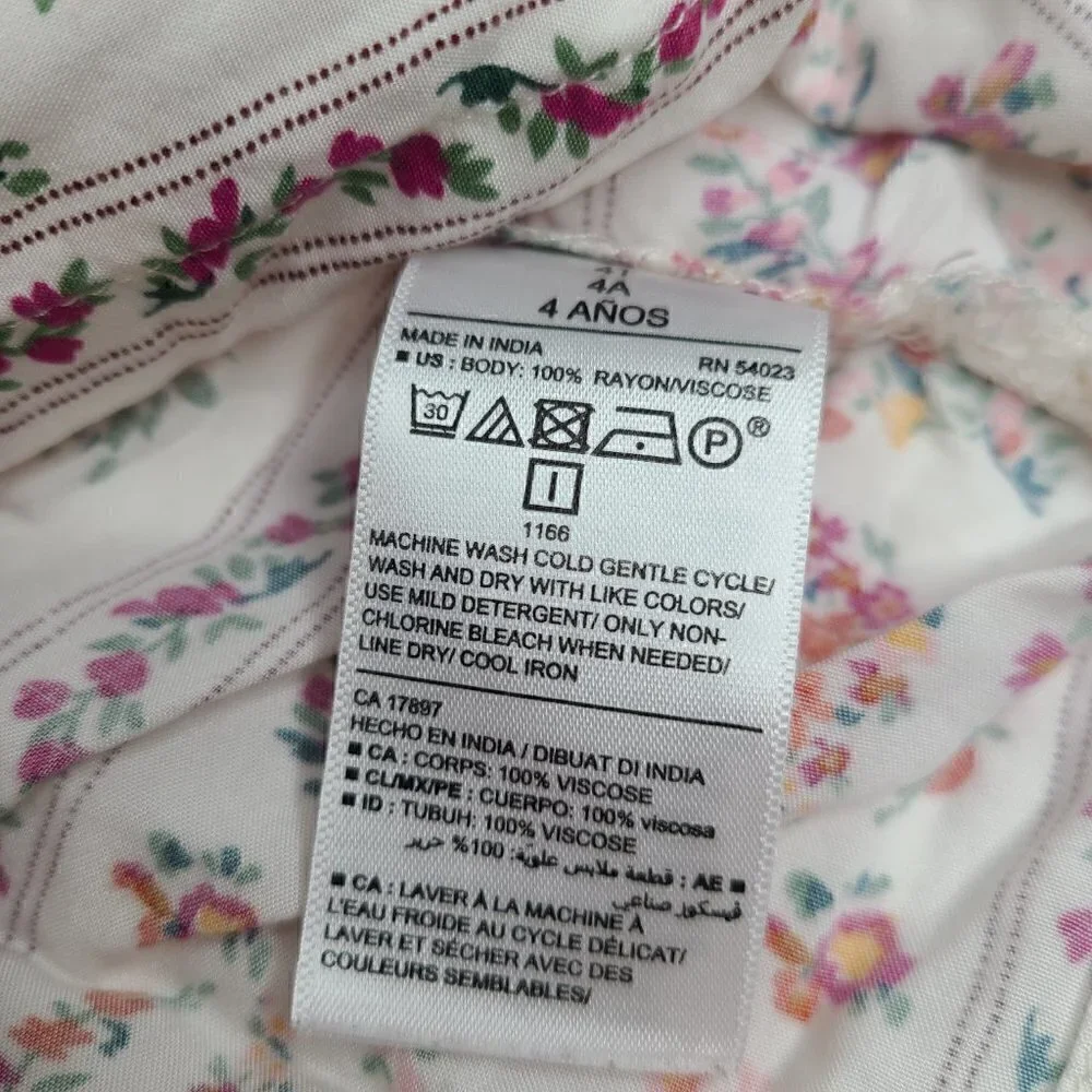 Old Navy Set of 2 Floral Boho Spring Summer Dress 4T